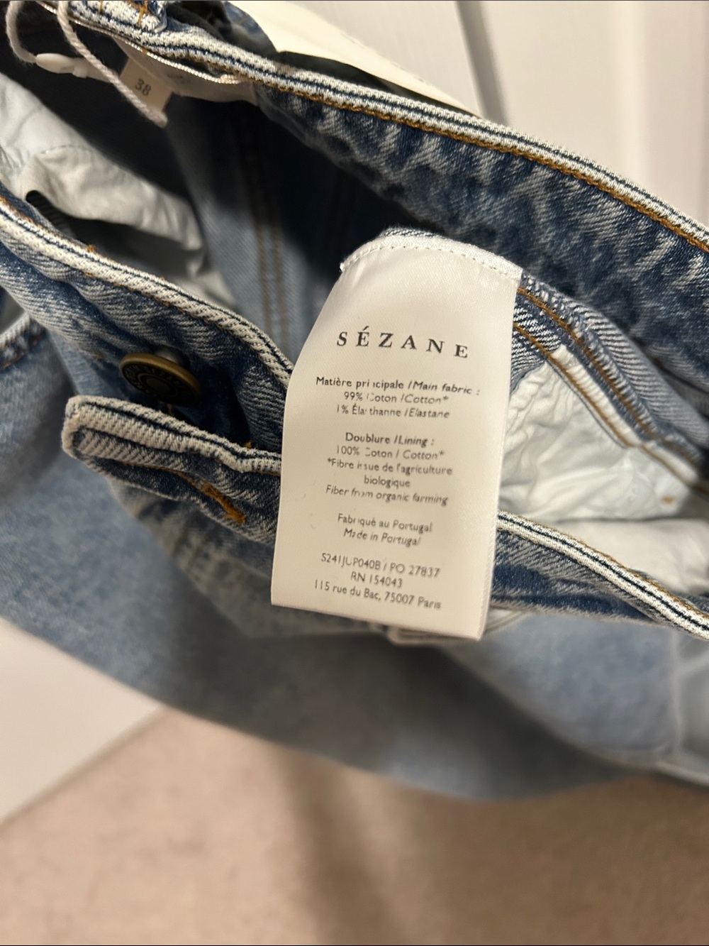 Sézane Despina skirt size 38, NWT - Picture 4 of 4